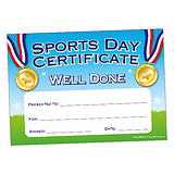 Sports Day Well Done Certificates (20 Certificates - A5)