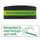 Remember to Read Through Your Work Stakz Stamper - Green Ink (44 x 13mm)
