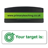 Your Target is: Stakz Stamper - Green Ink (44mm x 13mm)