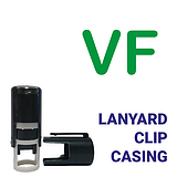 Verbal Feedback 'VF' Stamper - Green Ink (10mm)