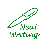 Neat Writing Stamper - Green Ink (25mm)