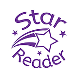 Star Reader Shooting Star Stamper - Purple - 25mm