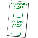 Target Grade Stamper - Green Ink (42mm x 22mm)