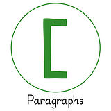 Paragraphs Bracket Stamper - Pedagogs - Green - 25mm
