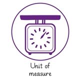 Pedagogs 'Unit of Measure' Stamper - Purple Ink (25mm)