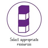 Select Appropriate Resources Stamper - Pedagogs - Purple - 25mm