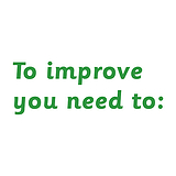 To Improve You Need To Stamper - Green - 38 x 15mm