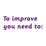 To Improve You Need To Stamper - Purple Ink (38mm x 15mm)