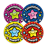 20 Lunchtime Award Stickers - 32mm