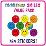 784 Diddi Dot Smile Stickers - 10mm