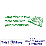 Take Care with Presentation Stamper - Twist N Stamp