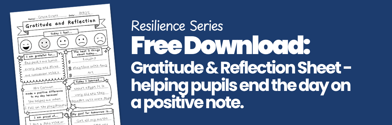Quick Reflection Worksheet Gradatuide Gratitude & Reflection Sheet | FREE Teacher Resource