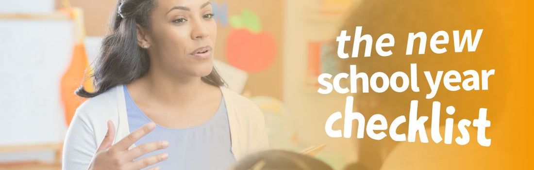 New School year Teacher Checklist Download