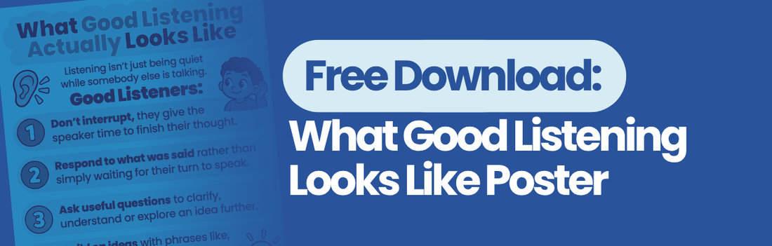Free Download: What Good Listening Looks Like Poster