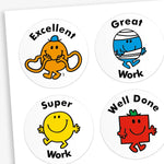 35 Mr Men Stickers - 37mm