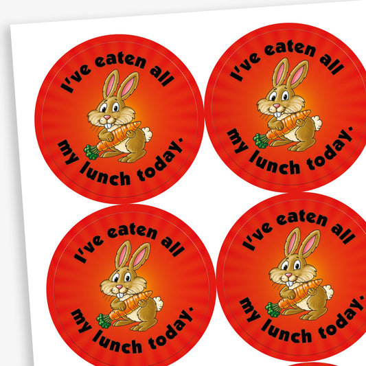 35 I've Eaten All My Lunch Today Stickers - 37mm
