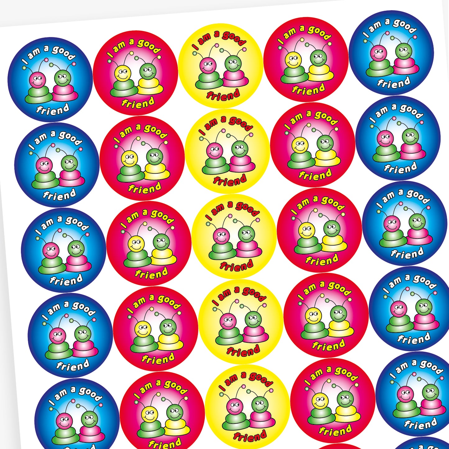 35 I'm a Good Friend Stickers - 37mm