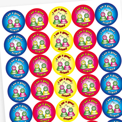 35 I'm a Good Friend Stickers - 37mm