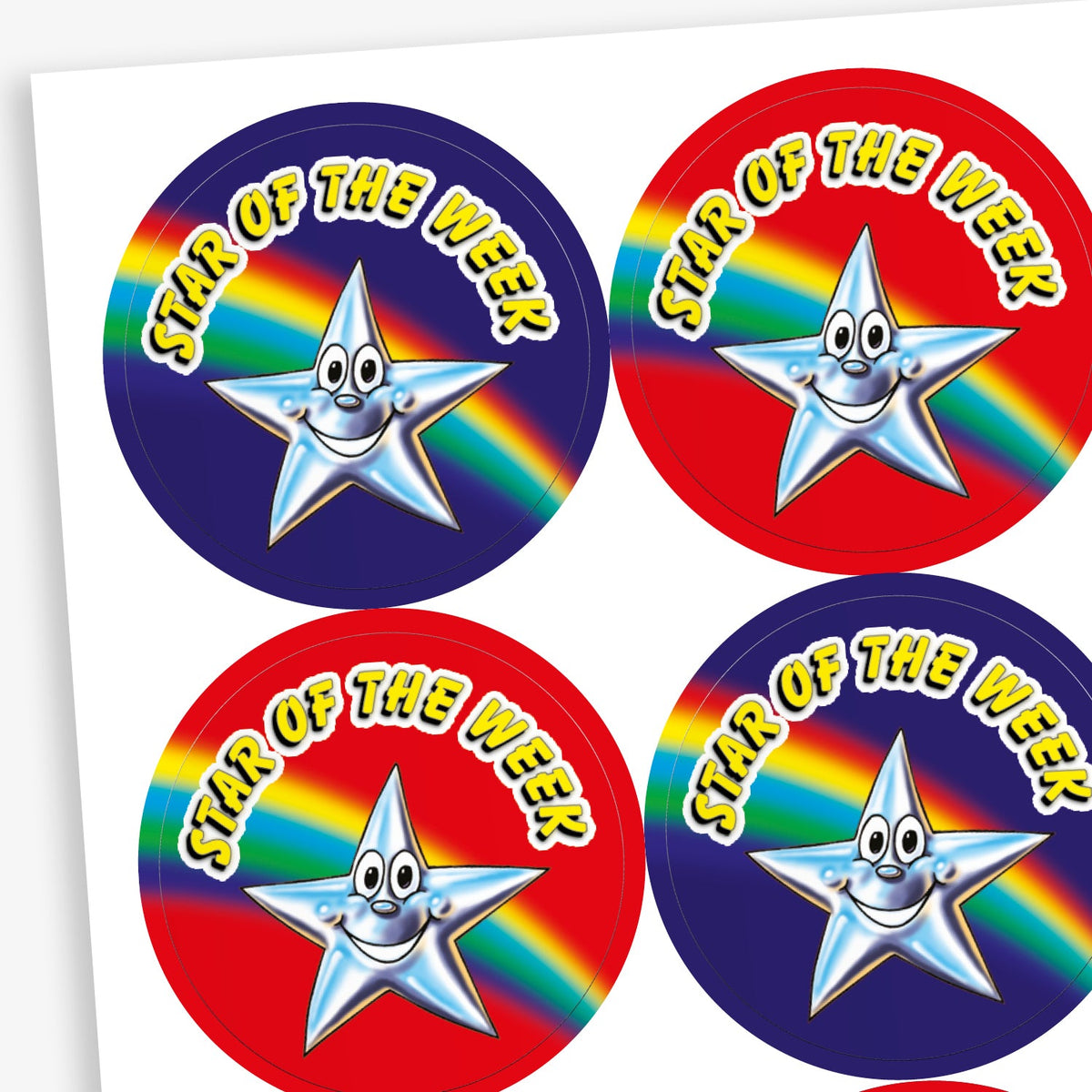 Inernational Week Sticker Star of the Week Stickers | Pick a Pack Size | Pupil Reward