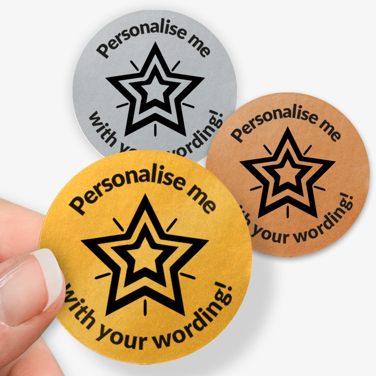 Extra Marks Sticker Personalised Pupil Reward Stickers | Add Your Text and Image