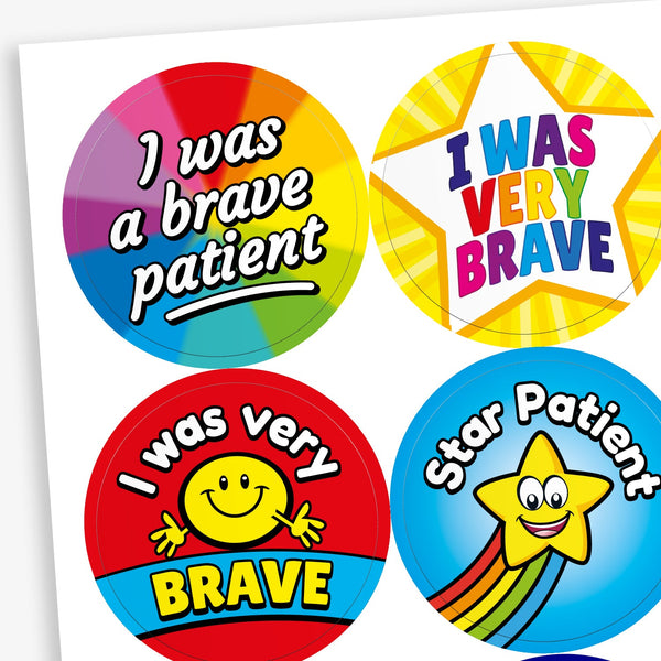 Top Pupil Sticker Health Care Stickers | 37mm | 35 Stickers | Pupil Rewards