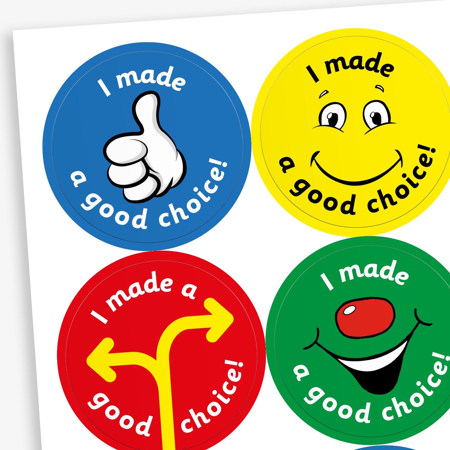 35 I Made a Good Choice Stickers - 37mm