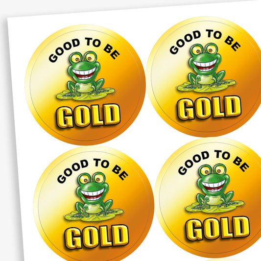Metallic Good to be Gold Stickers - 37mm