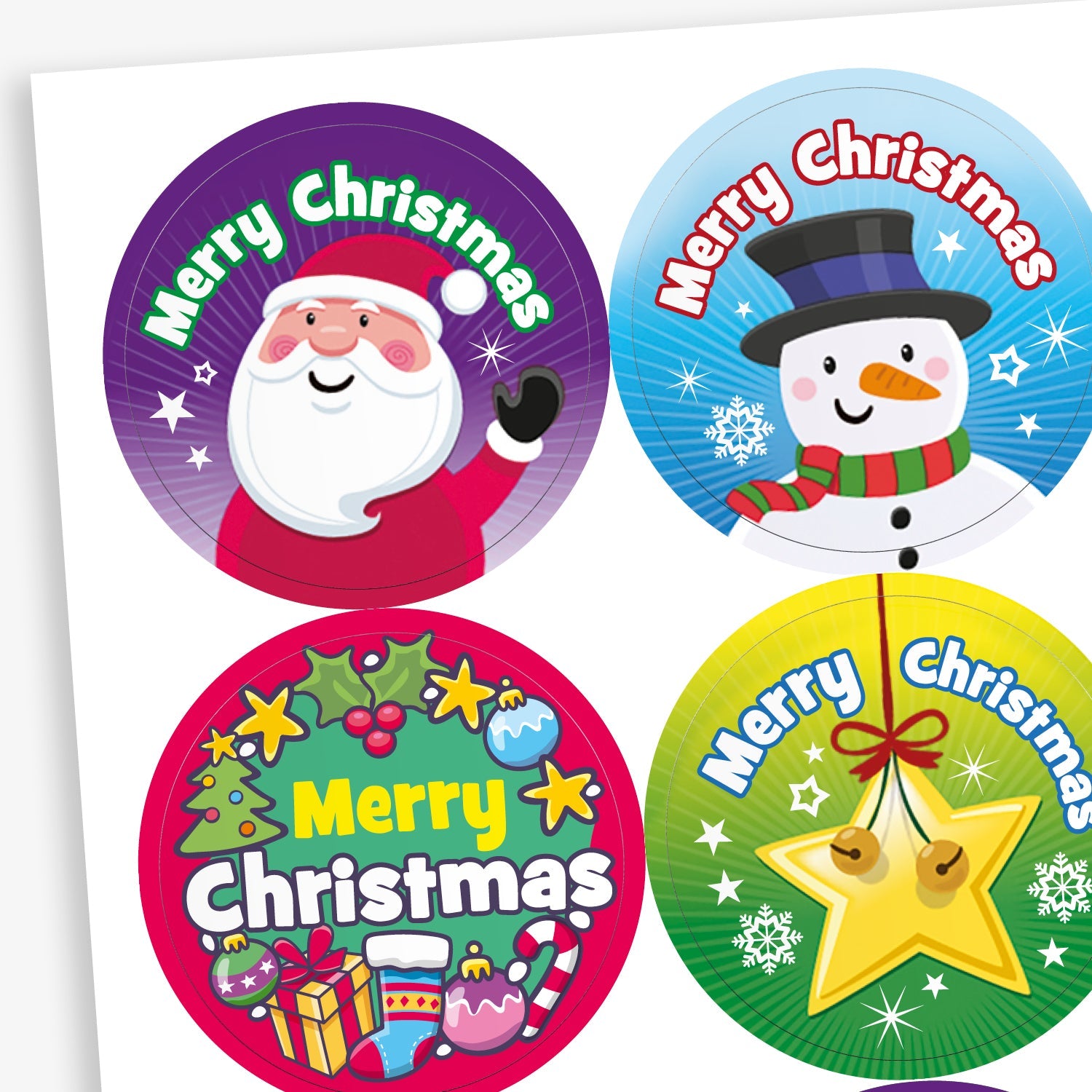 merry christmas stickers | 35 stickers | 37mm | rewards