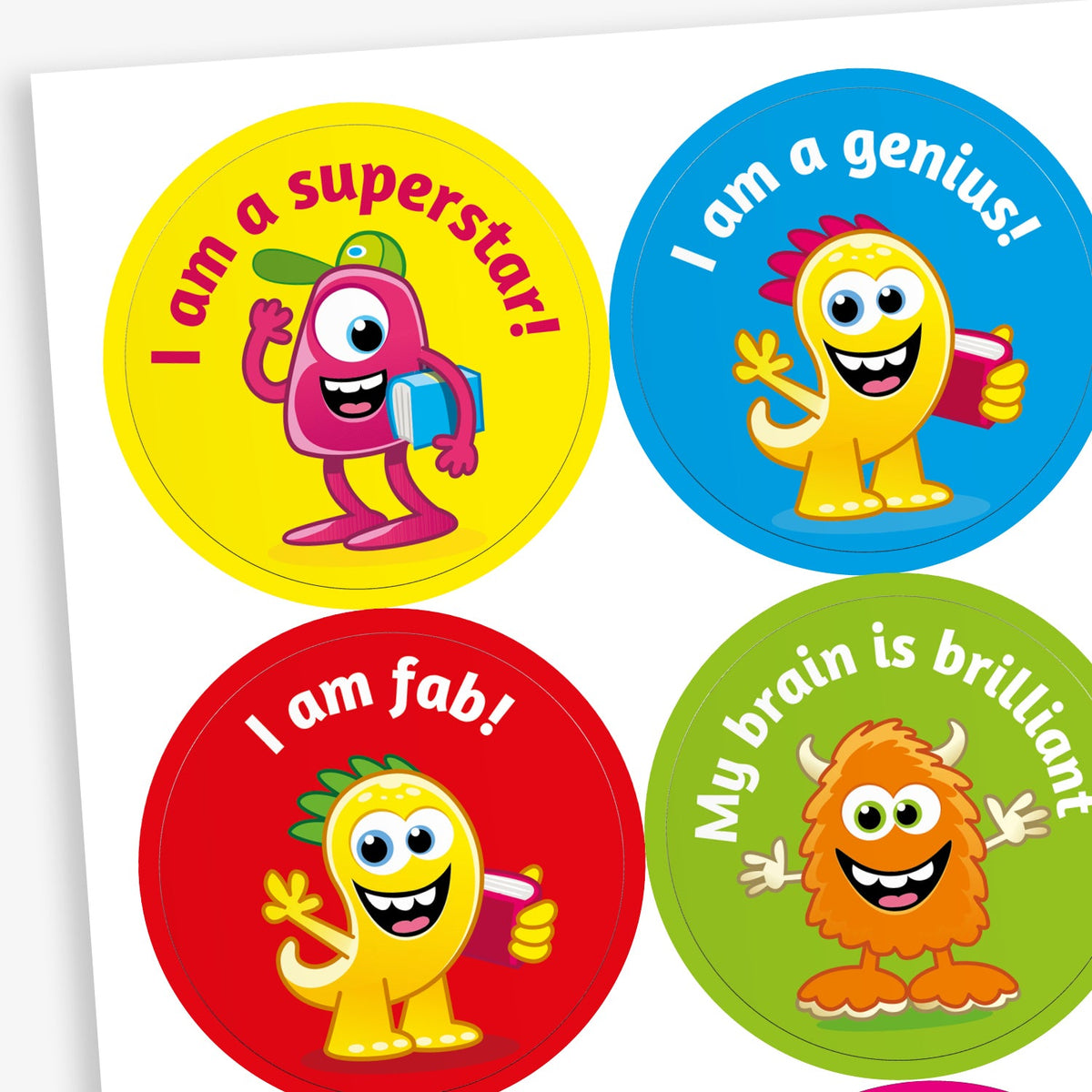 Learning Growth Sticker Praise Stickers | 37mm | 35 stickers | Pupil Reward