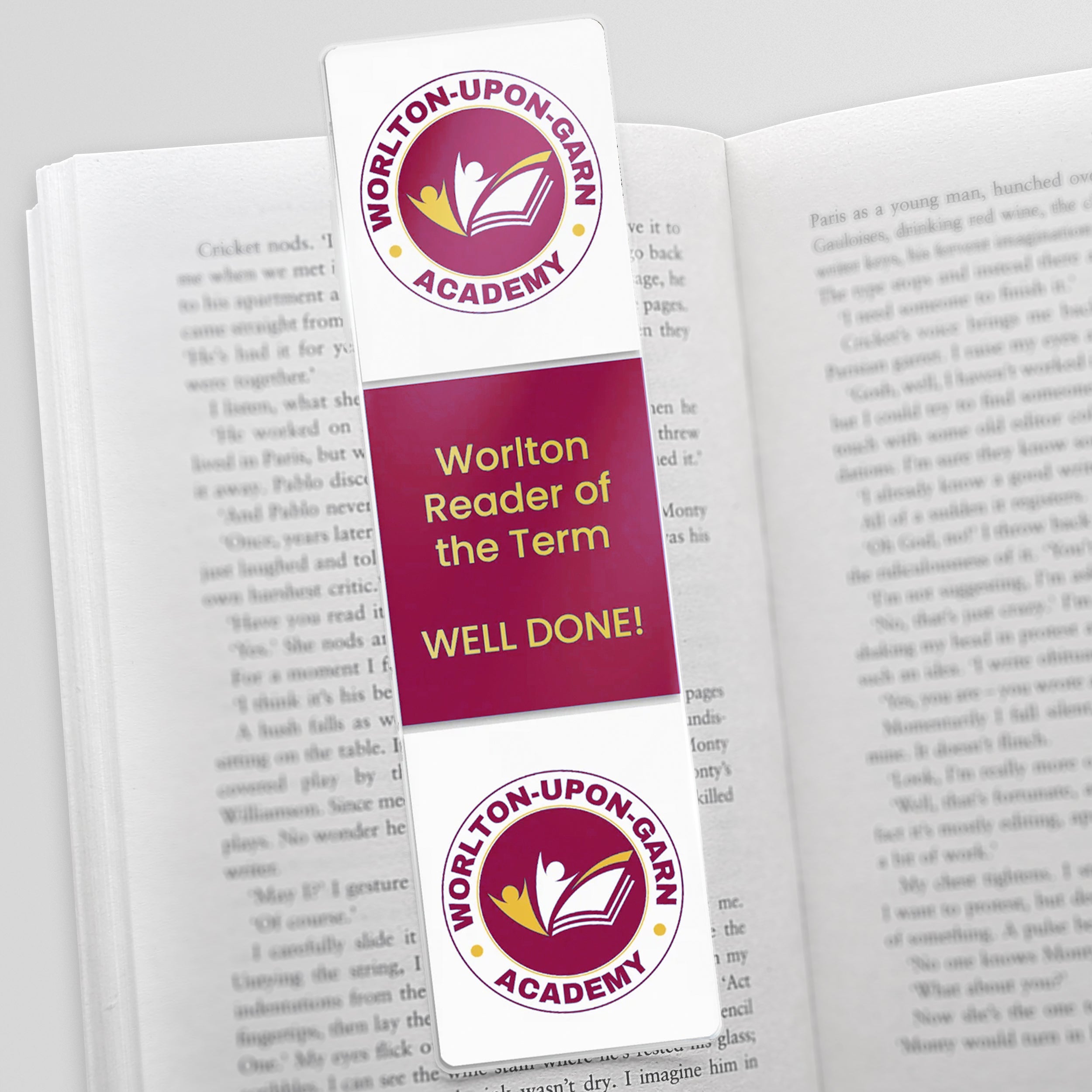 Personalised Triple Image Upload Acrylic Bookmark | 50x180mm