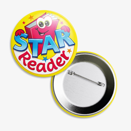 10 Star Reader Badges - 38mm