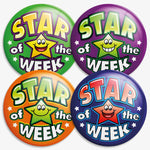 40 Star of the Week Badges - 38mm