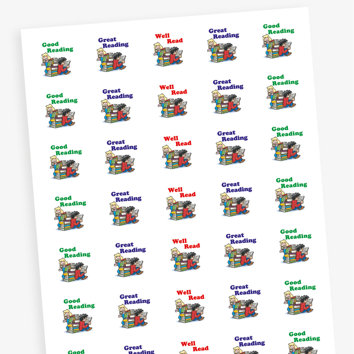 Reading Sticker Notes Reading Stickers | 20mm | 35 Stickers | Pupil Reward