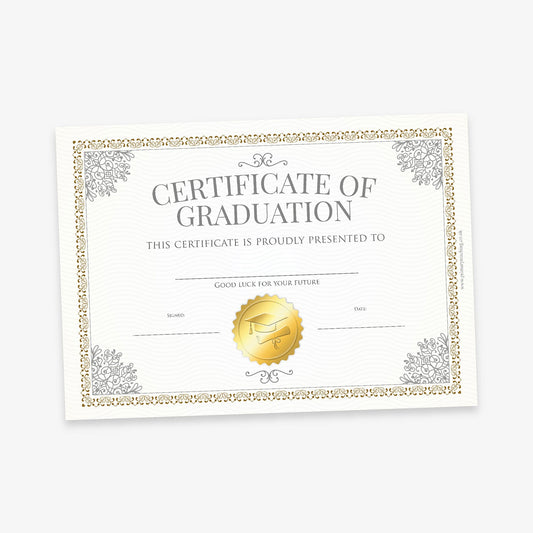 20 Certificate of Graduation for Leavers Certificates - A5