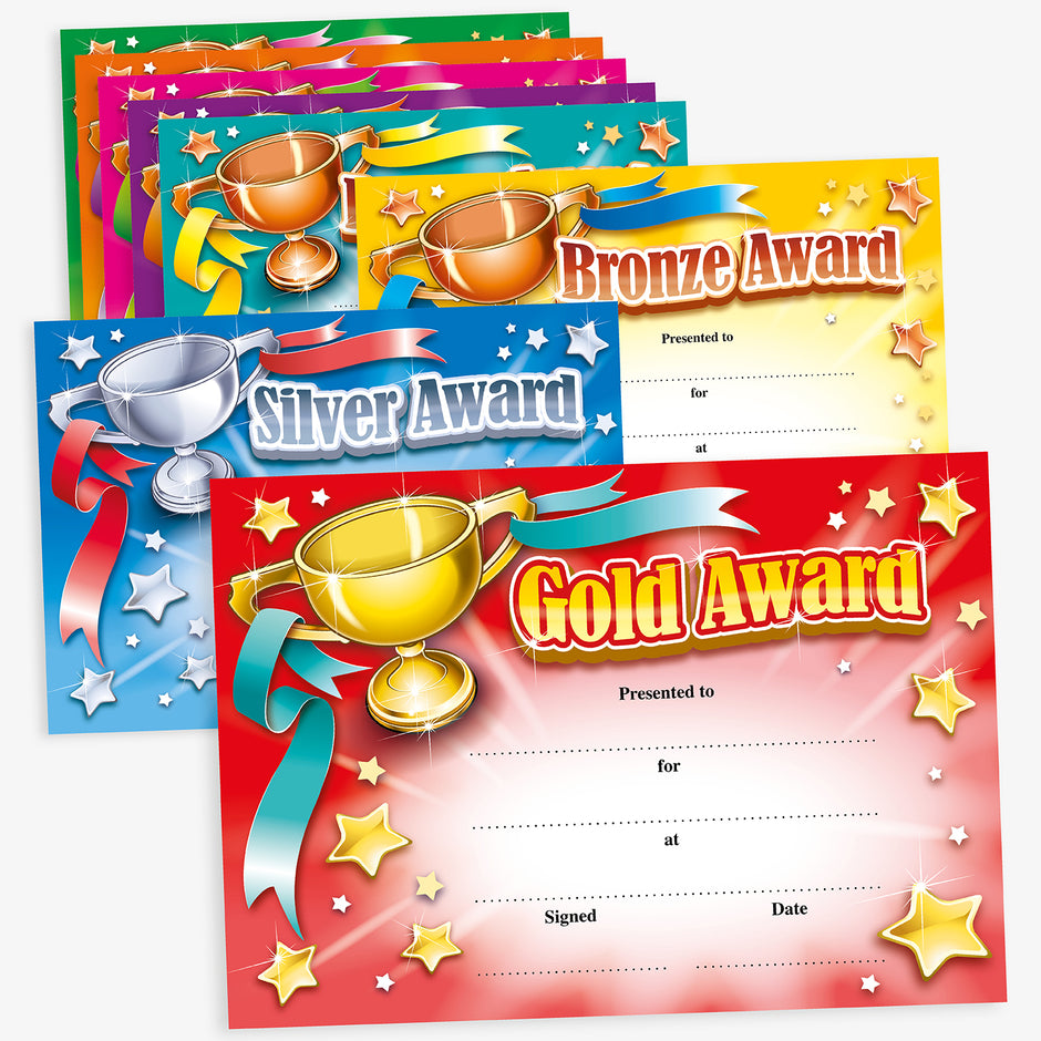 School Reward Certificates | Holographic | Scented