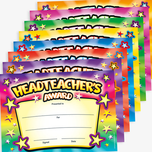 Headteacher's Award Certificates - A5