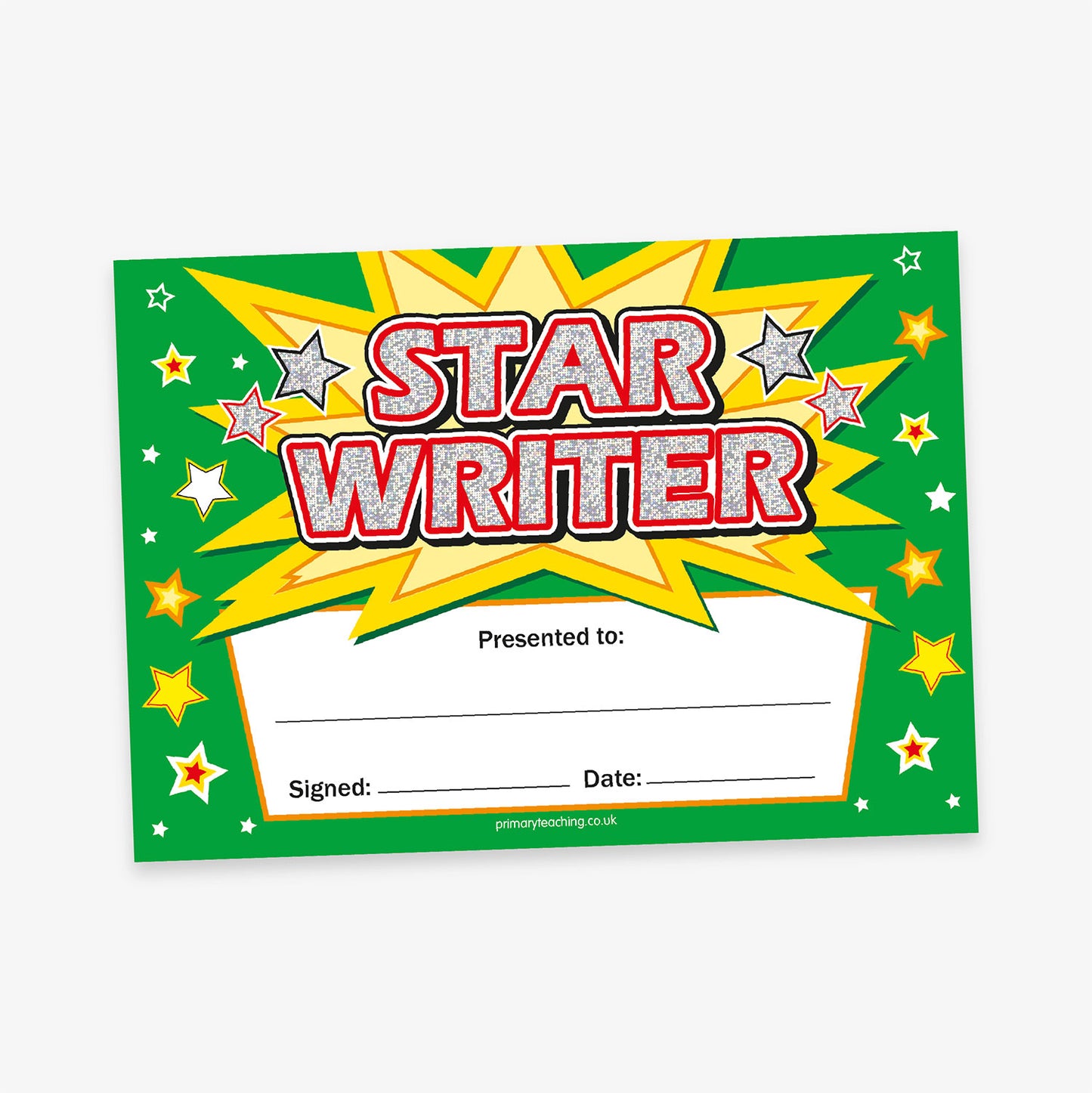 Holographic Star Writer Certificates - A5