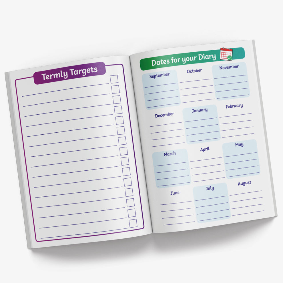 Green Homework Diaries | 104 Pages | A5 | Record Books