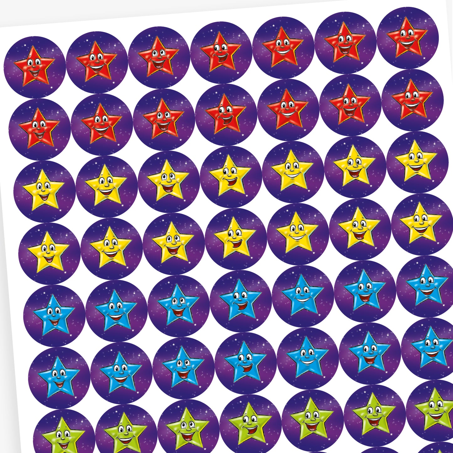 Star Stickers - 25mm