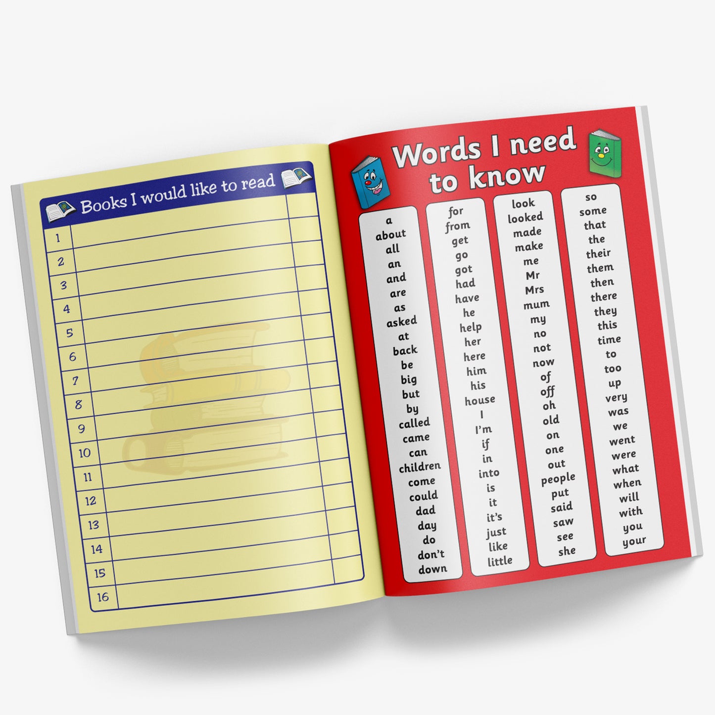Reading Record Book - Children - A5