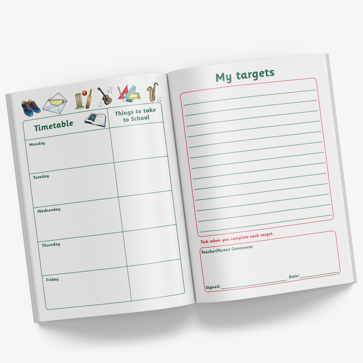 Reading Record Book - Jungle - A5