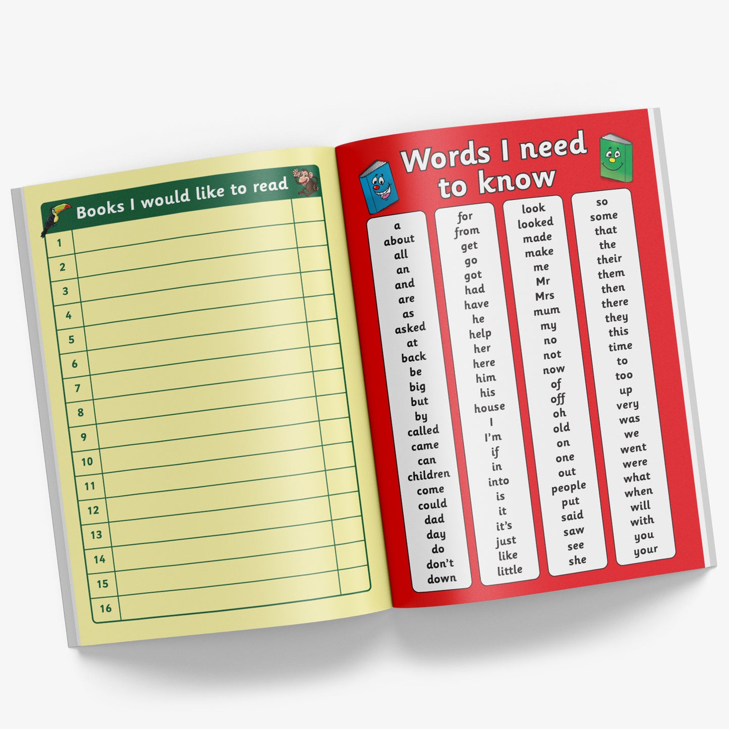 Reading Record Book - Jungle - A5