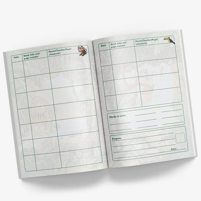 Reading Record Book - Jungle - A5