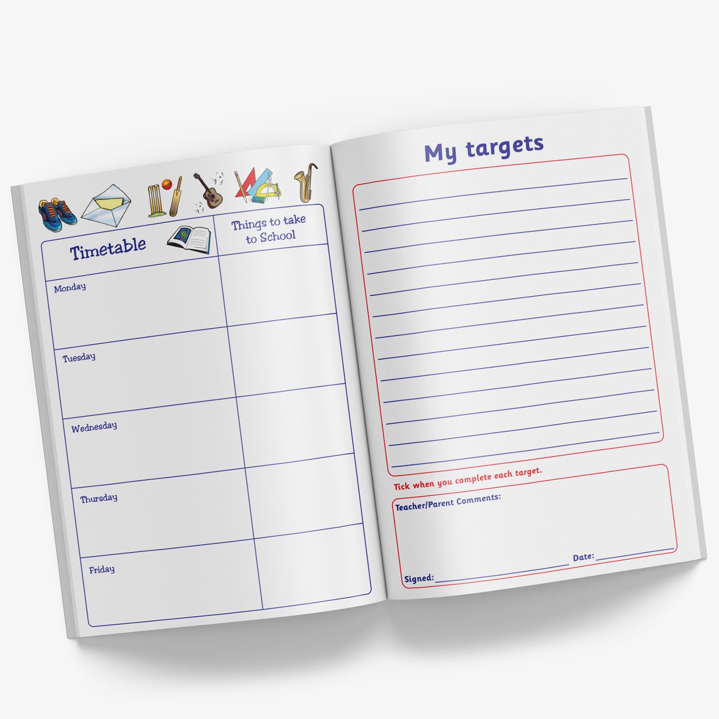 Reading Record Book - Polar - A5