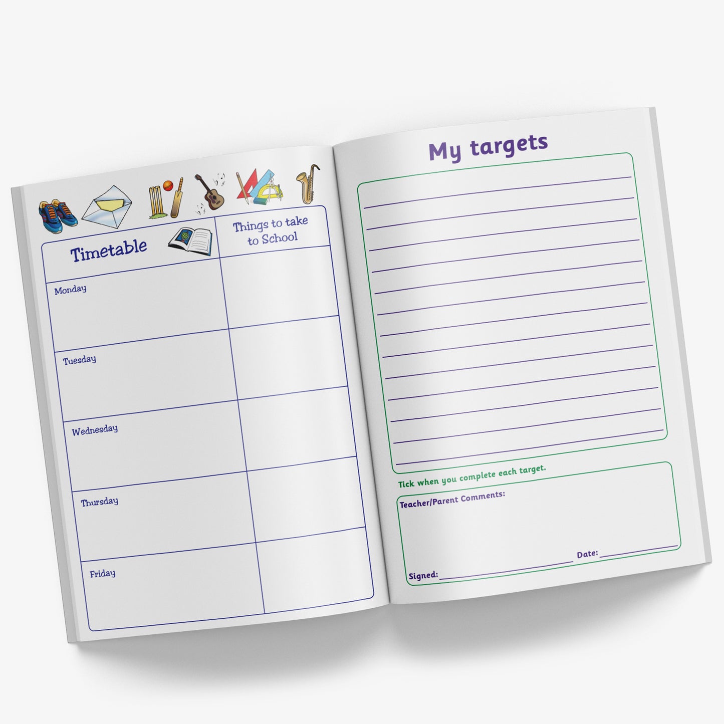 Reading Record Book - Superstar - A5