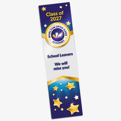 Personalised Image Upload Stars Acrylic Bookmark - 50mm x 180mm