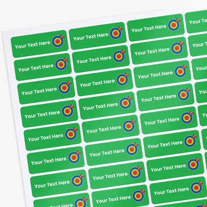 Personalised Target Board Stickers | x 56 | 46mm x 16mm