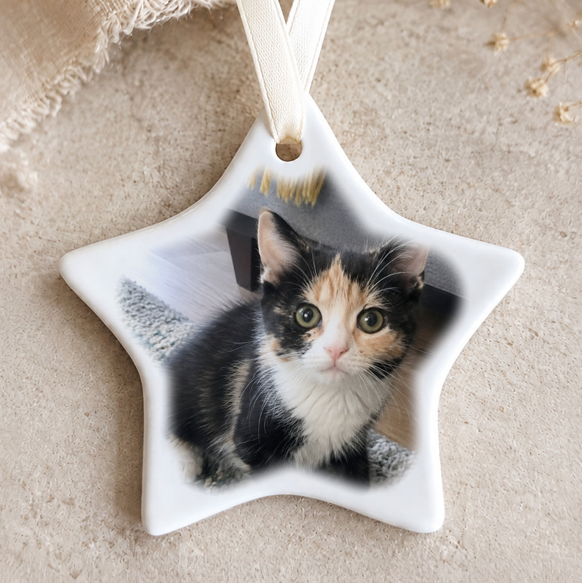 Personalised Upload Image Ceramic Bauble
