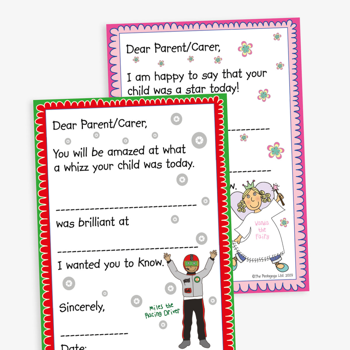 Note From Parent Pedagogs Notes for Parents | 48 Notes | A5 | Notes Home
