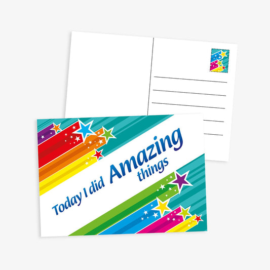 20 Today I Did Amazing Things Postcards - A6